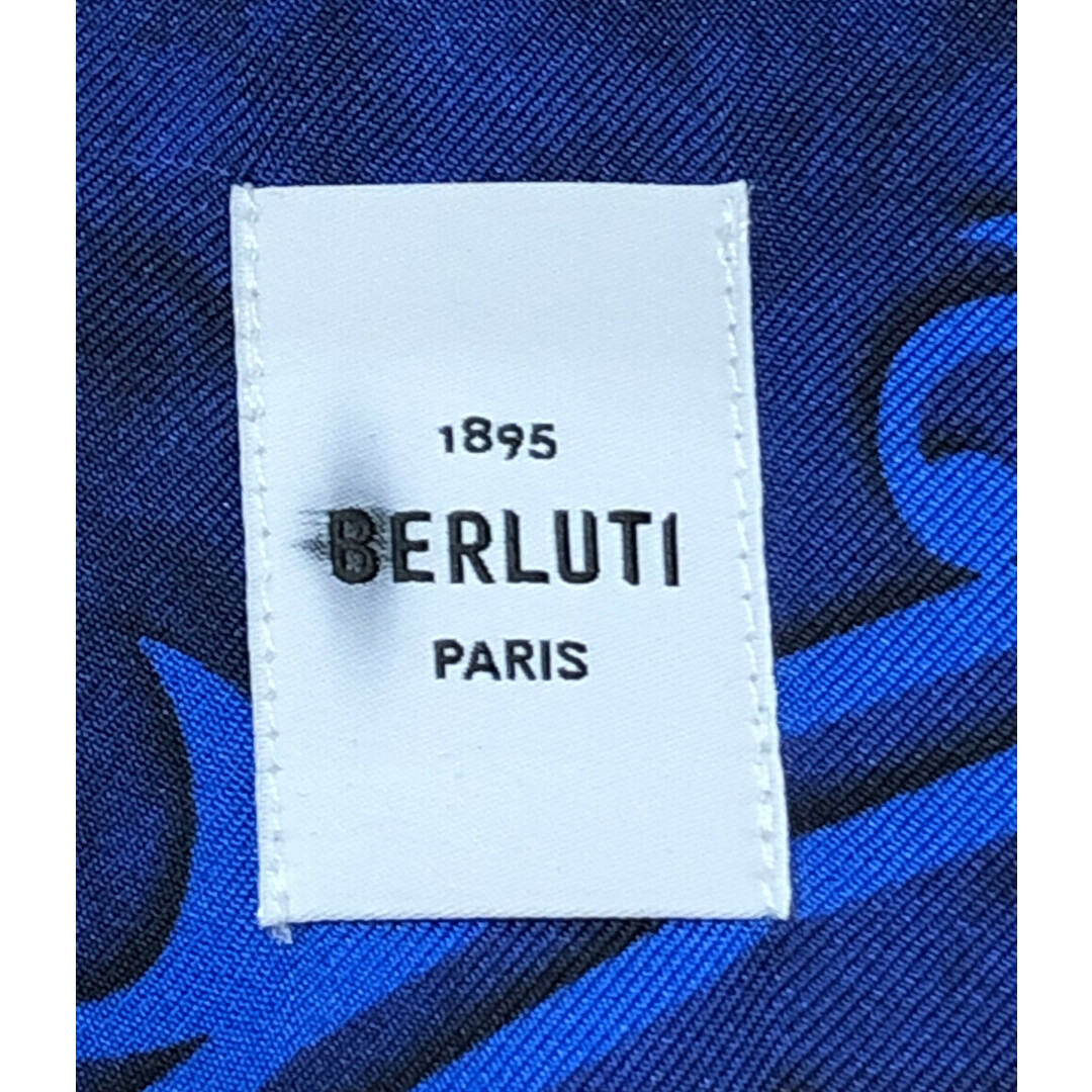 美品 ベルルッティ Berluti 長袖シャツ シルク100％ メンズ R39