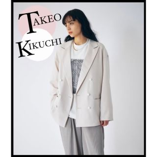 タケオキクチ(TAKEO KIKUCHI)の【新品】TAKEO KIKUCHI タケオキクチ ジャケット アウター Mサイズ(テーラードジャケット)