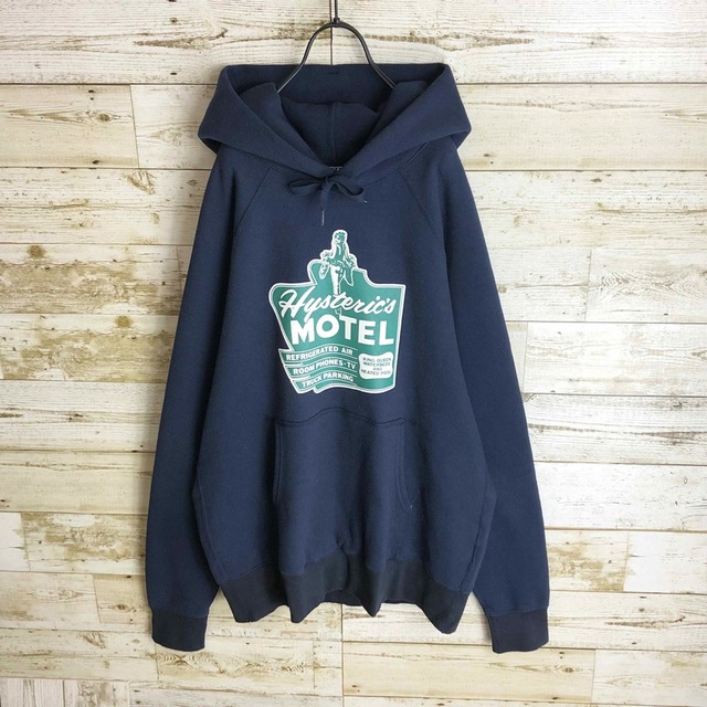 HYSTERIC GLAMOUR(ヒステリックグラマー)のhystericglamour ヒステリックグラマー パーカー ビックロゴ 入り メンズのトップス(パーカー)の商品写真