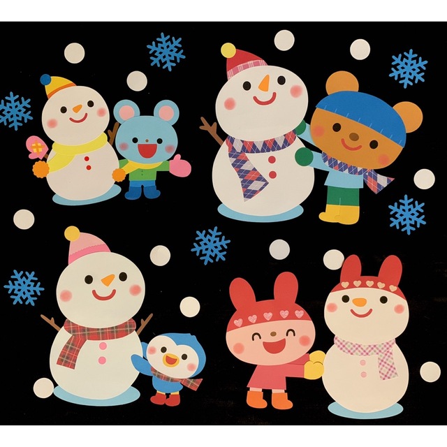 壁面飾り〔専用・ユニコーン・雪だるま〕 壁面飾り ユニコーン