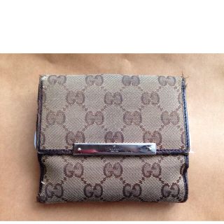 グッチ(Gucci)のGUCCI☆正規品 二つ折り財布(財布)