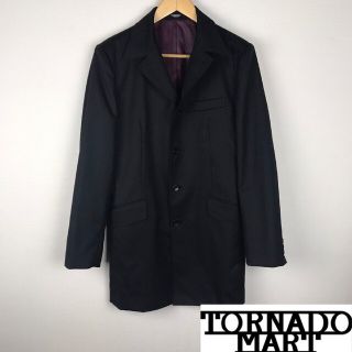 トルネードマート(TORNADO MART)の美品 トルネードマート チェスターコート ブラック サイズL(チェスターコート)