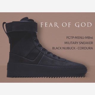 フィアオブゴッド(FEAR OF GOD)のFear Of GodフィアオブゴッドSNEAKER-BLACK NUBUCK(スニーカー)