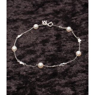 ミキモト(MIKIMOTO)の美品 ミキモト ブレスレット K18 パール 4.(ブレスレット/バングル)