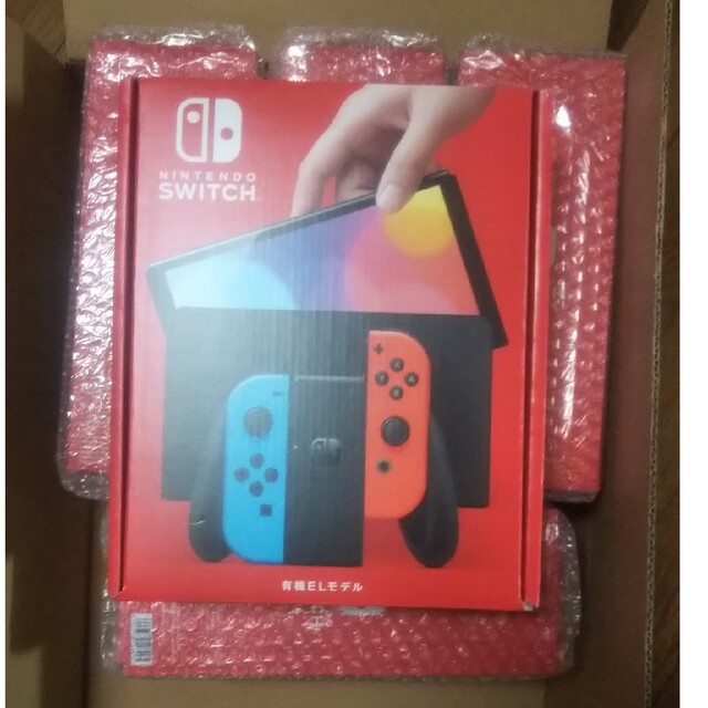 選ぶなら Switch Nintendo - 任天堂Switch有機ELネオンカラー×5 新品