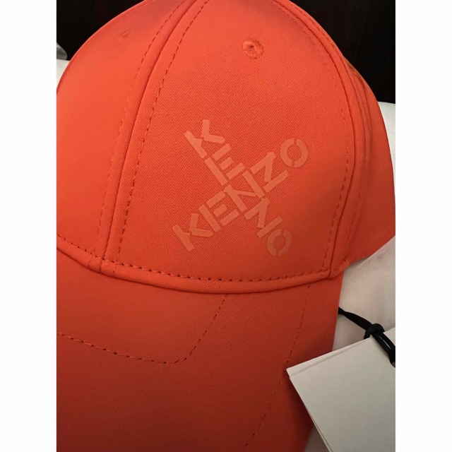 KENZO(ケンゾー)の【新品タグ付き】Kenzo ベースボールキャップ オレンジ メンズの帽子(キャップ)の商品写真