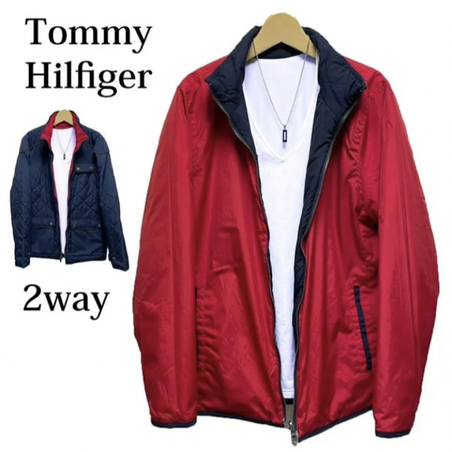 TOMMY HILFIGER(トミーヒルフィガー)のTOMMY HILFIGER ブルゾン　ウインドブレーカー　ナイロンジャケット メンズのジャケット/アウター(ナイロンジャケット)の商品写真