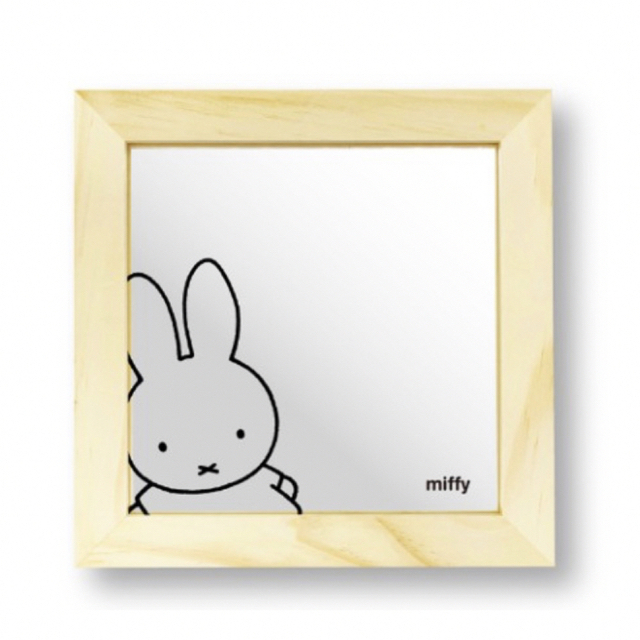 miffy(ミッフィー)のミッフィー　ウッドミラー レディースのファッション小物(ミラー)の商品写真