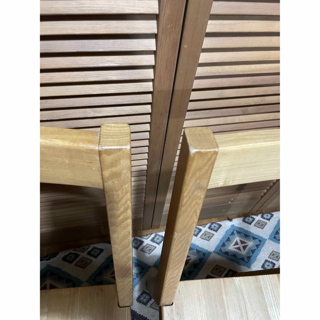 無印良品 ダイニングチェア 2脚 天然木 タモ材 | hartwellspremium.com