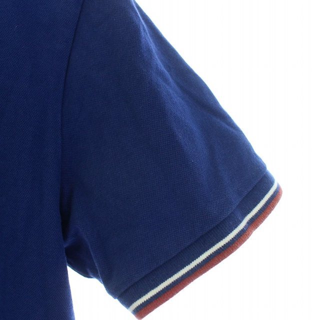 BLACK LABEL CRESTBRIDGE(ブラックレーベルクレストブリッジ)のBLACK LABEL CRESTBRIDGE ポロシャツ 半袖 3 L 青 メンズのトップス(ポロシャツ)の商品写真