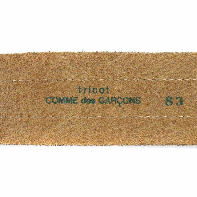 tricot COMME des GARCONS ベルト 太ベルト 83 黒