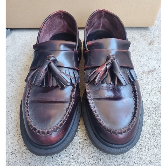 Dr.Martens(ドクターマーチン)のDr.Martens　タッセルローファー　チェリーレッド　UK4　2足セット レディースの靴/シューズ(ローファー/革靴)の商品写真