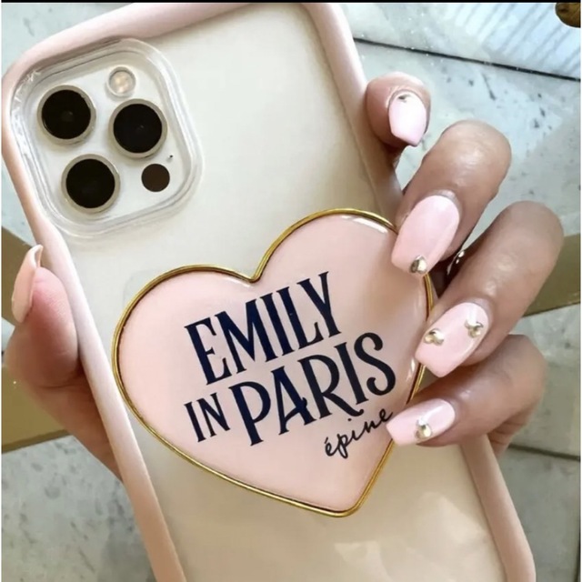 épine(エピヌ)のEmily in paris×épine Heart grip スマホ グリップ スマホ/家電/カメラのスマホアクセサリー(その他)の商品写真