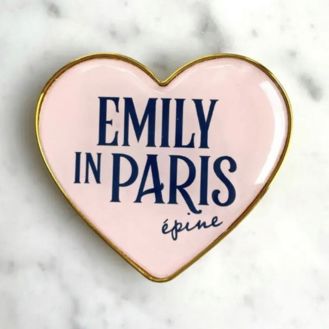 Emily in paris×épine Heart grip スマホ グリップ