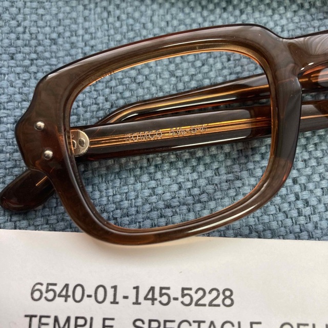 48-22米軍実物ヴィンテージ眼鏡BCG BirthControlGlasses メンズのファッション小物(サングラス/メガネ)の商品写真