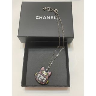 シャネル(CHANEL)のCHANEL シャネル　シュペット　ネコ　ネックレス　ピンク　ブラック　黒　新品(ネックレス)