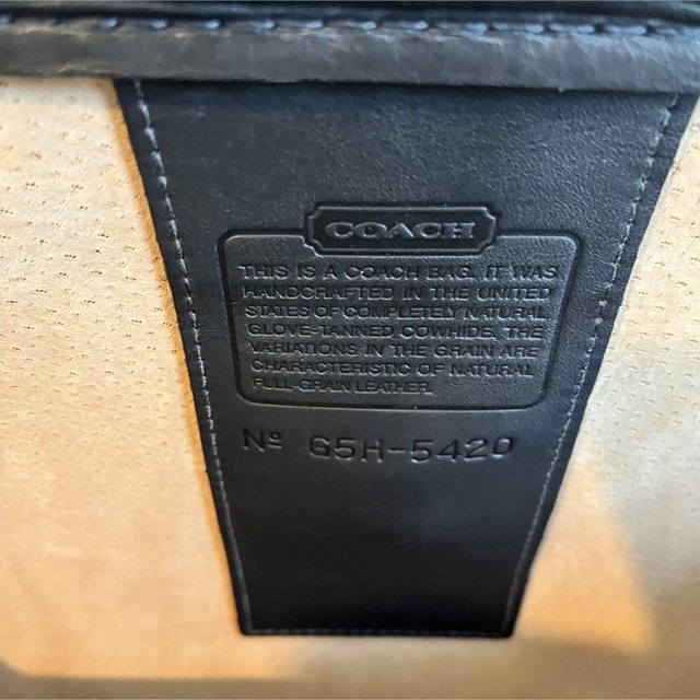 COACH - 【米国製】COACH レザー ダレスバッグ 本革 ブラック オールド ...