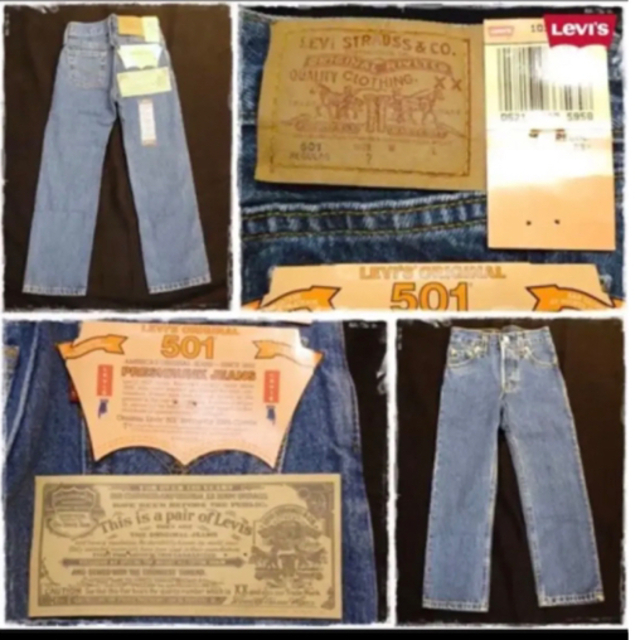 Levi's 501XX　復刻版　キッズ　デニム　ジーンズ　リーバイス　子供　7