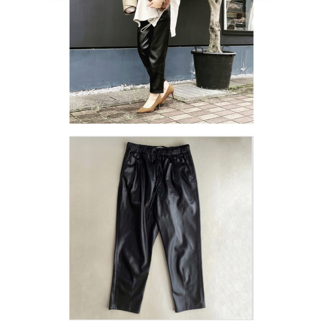 ZARA - ZARA フェイクレザーパンツの通販 by popo®️|ザラなら ZARA - ZARA フェイクレザーパンツの通販 by popo®️|ザラなら