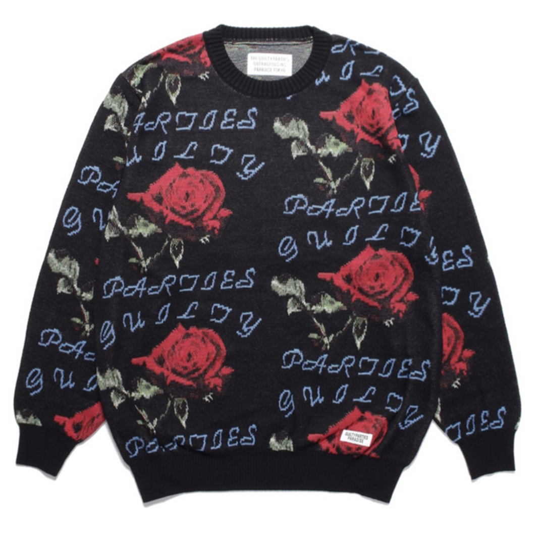 最終値下げWACKO MARIA 21ss ROSE SWEATER-