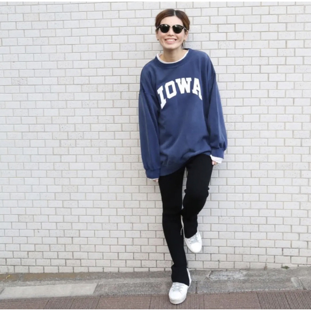 ドゥーズィエムクラス IOWA vintage スウェット ネイビー ドゥーズィエムクラス IOWA vintage スウェット ネイビー