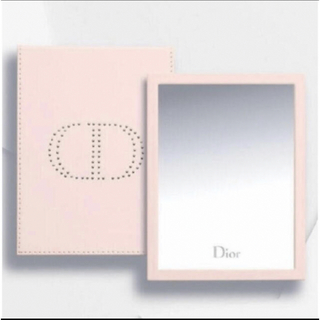 ディオール(Dior)のディオール Dior ミラー スタンドミラー ピンク スタッズ 非売品 箱(ミラー)