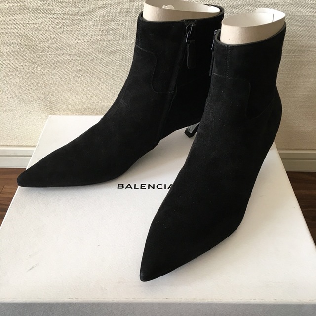 新品♥BALENCIAGA バレンシアガ スエードアンクル ショート ブーツ付属品