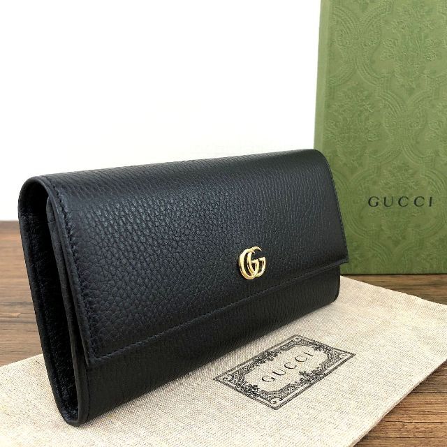 豪奢な GUCCI 未使用品 - Gucci 長財布 10 ブラック 456116 財布