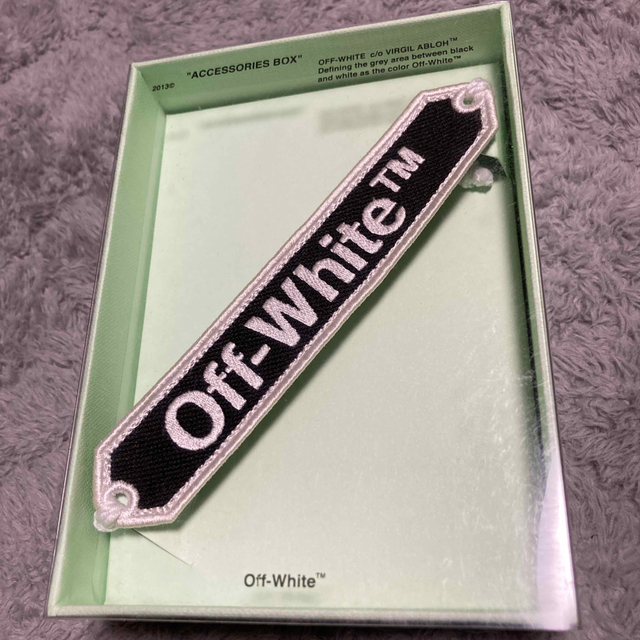 【新品】OFF-WHITE オフホワイト ブレスレット ロゴ ホワイト