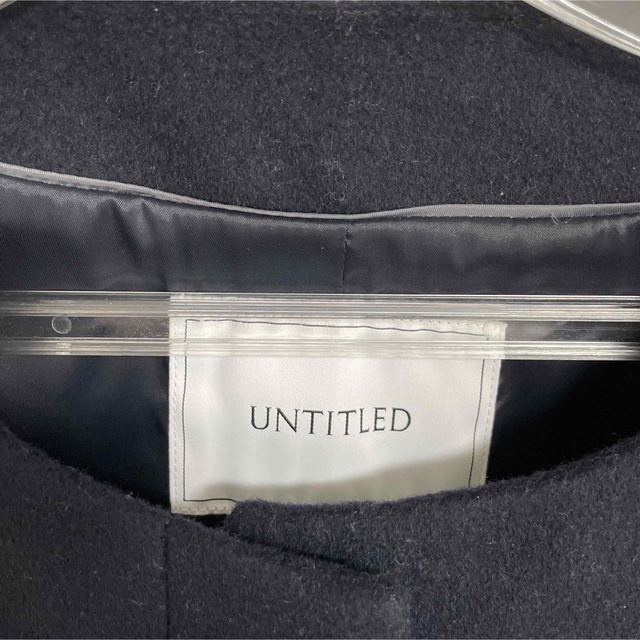 UNTITLED(アンタイトル)のアンタイトル　カシミヤ　ウール　コート レディースのジャケット/アウター(ロングコート)の商品写真