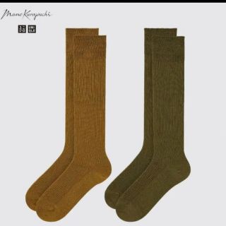 ユニクロ(UNIQLO)のユニクロ　マメクロゴウチ　ハイソックス  2足セット(ソックス)