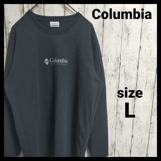 コロンビア(Columbia)の【Columbia】ロゴ刺繍ロンT　長袖　Tシャツ(Tシャツ/カットソー(七分/長袖))