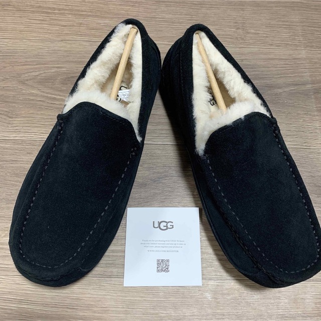 新品未使用！正規品UGG アスコット　ブラック　メンズ27cm