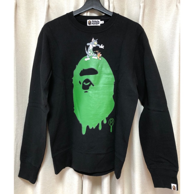 値下BAPE X TOM AND JERRY PAINTING CREWNECK