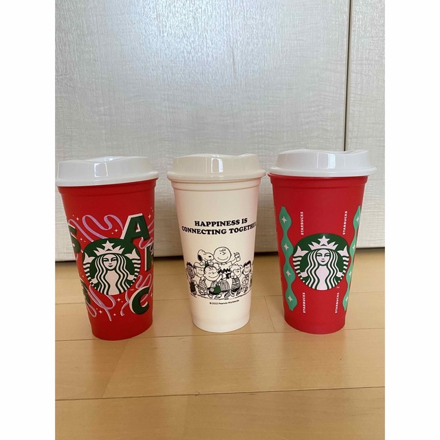 スターバックス　スヌーピー   ホリデークリスマス　リユーザブル　カップ　④