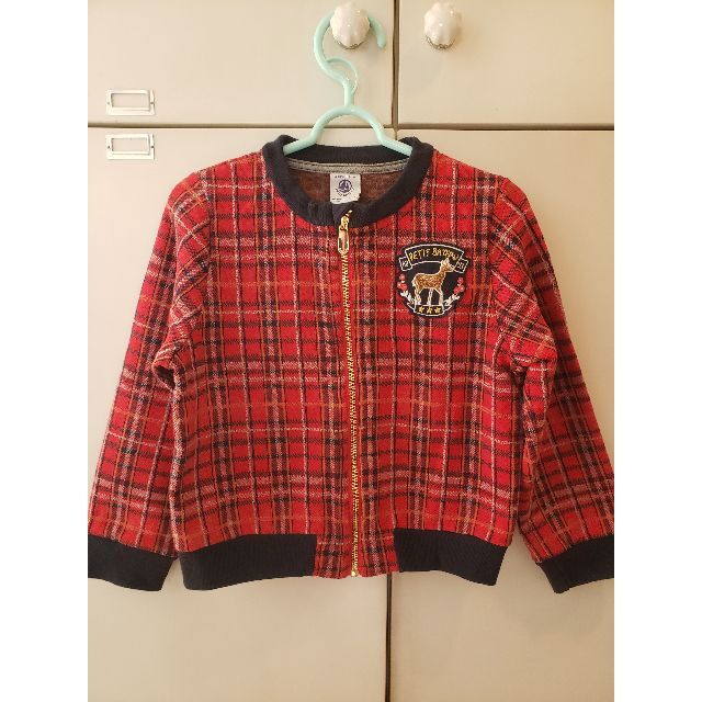 PETIT BATEAU(プチバトー)のプチバトー　ジャケット　カーディガン　104センチ キッズ/ベビー/マタニティのキッズ服女の子用(90cm~)(カーディガン)の商品写真