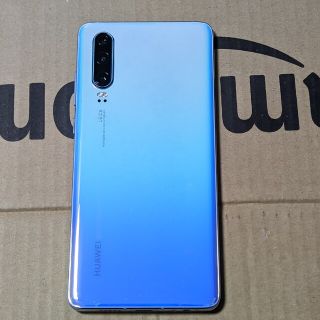 ファーウェイ(HUAWEI)のHUAWEI P30 ブリージングクリスタル【mineo版SIMフリー】(スマートフォン本体)