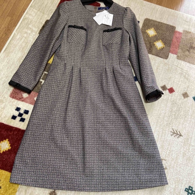 でお得に通販 美品 M´S GRACY エムズグレイシー 膝丈 フレアワンピース
