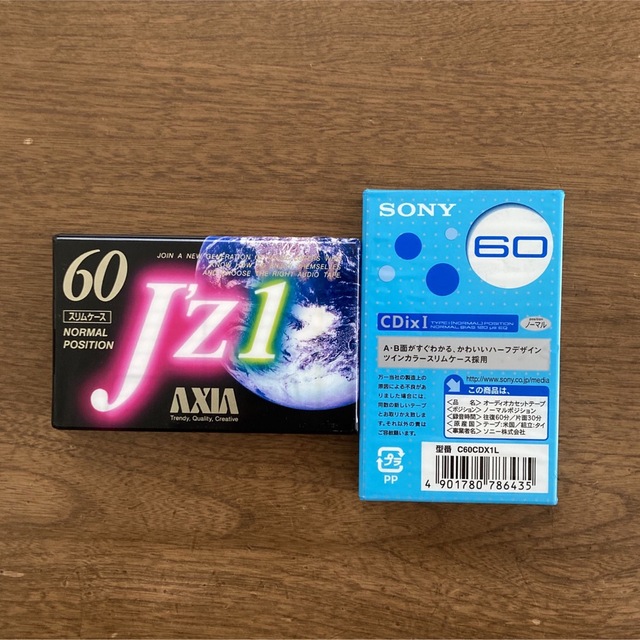 AXIA SONY カセットテープ2本セット スマホ/家電/カメラのオーディオ機器(その他)の商品写真