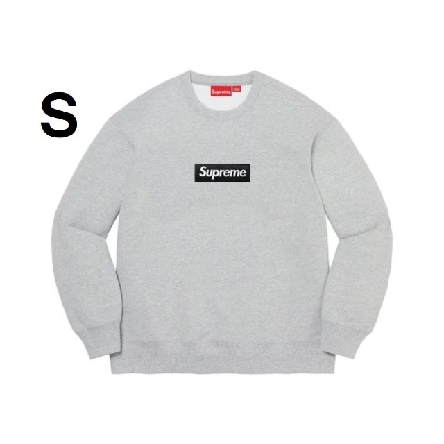 Supreme Box Logo Crewneck H.Grey