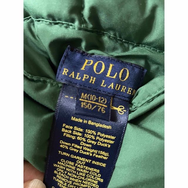 POLO RALPH LAUREN(ポロラルフローレン)の【美品】POLO RALPH LAUREN ダウンベストMサイズ  リバーシブル レディースのジャケット/アウター(ダウンベスト)の商品写真