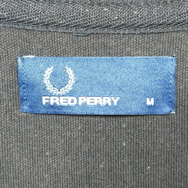 FRED PERRY(フレッドペリー)の【希少カラー】フレッドペリー XL トラックジャケット ネイビー 紺 緑 白 メンズのトップス(ジャージ)の商品写真