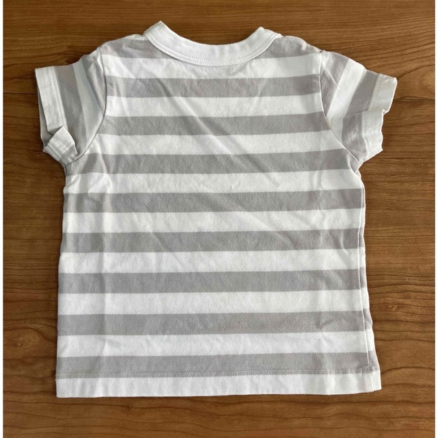 MUJI (無印良品)(ムジルシリョウヒン)の無印　ボーダーTシャツ　3枚セット　70 キッズ/ベビー/マタニティのベビー服(~85cm)(Ｔシャツ)の商品写真