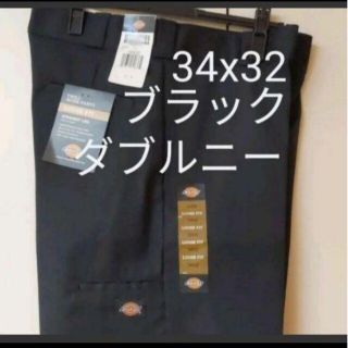 ディッキーズ(Dickies)の新品 34x32 BK ダブルニー ワークパンツ ディッキーズ ブラック(ワークパンツ/カーゴパンツ)