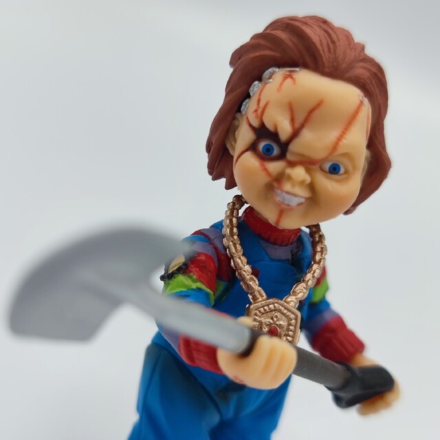 T-ARTS(タカラトミーアーツ)のCHUCKY チャッキー ビッグサイズフィギュア2 [2.チャッキーB](単品) エンタメ/ホビーのフィギュア(SF/ファンタジー/ホラー)の商品写真