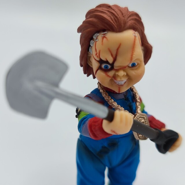 T-ARTS(タカラトミーアーツ)のCHUCKY チャッキー ビッグサイズフィギュア2 [2.チャッキーB](単品) エンタメ/ホビーのフィギュア(SF/ファンタジー/ホラー)の商品写真