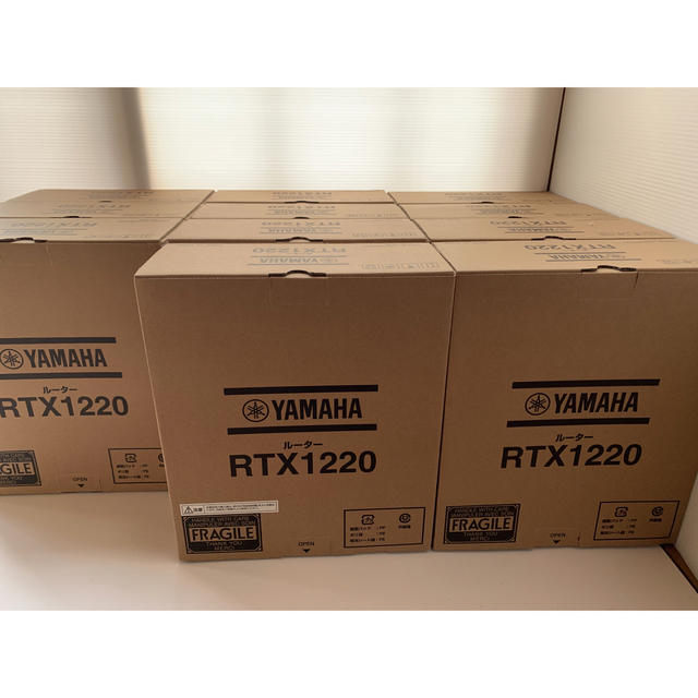 【新品・未開封】 ヤマハ RTX1220 9台　3/5