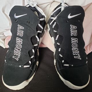 ナイキ(NIKE)のNIKE ナイキ AIR MORE MONEY エアモア マネー 27㎝ blk(スニーカー)