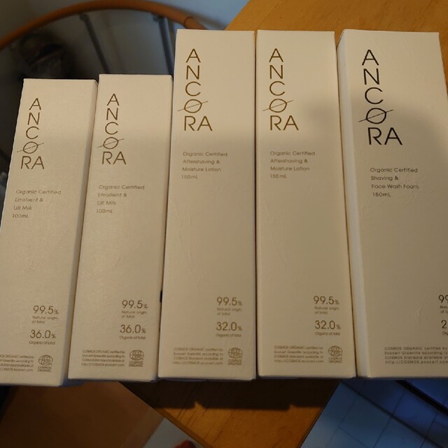 ANCORA 化粧水 乳液 洗顔料 セット アンコーラ