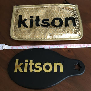 キットソン(KITSON)の【未使用】キットソン手鏡&ポーチ(その他)